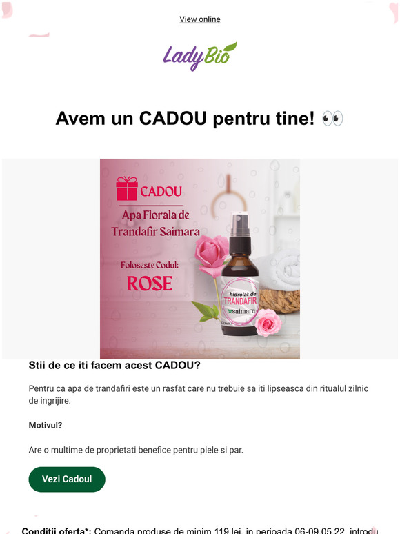 Avem un CADOU pentru tine