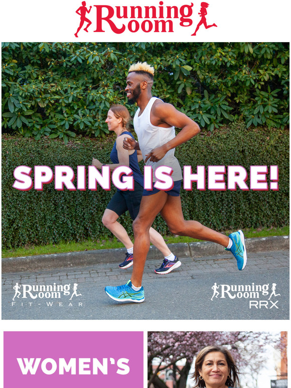 Running Room Canada Spring Has Arrived! Shop The New Running Room