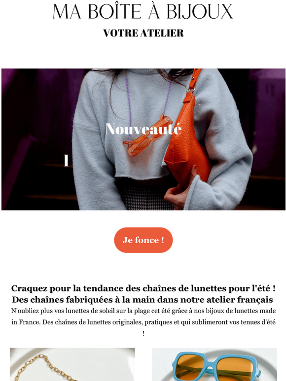Des bijoux tendances pour vos lunettes