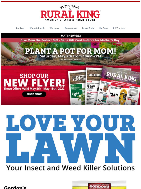 Rural Love Your Lawn Shop Insect & Weed Killer Solutions