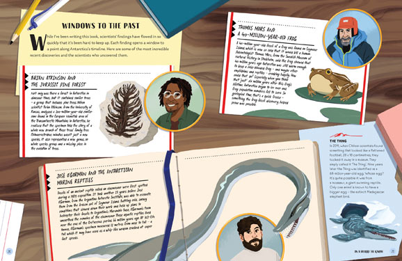 May children's book of the Month - Antarctica: The Melting Continent -insert