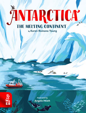 May children's book of the Month - Antarctica: The Melting Continent -cover