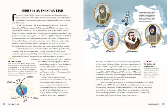 May children's book of the Month - Antarctica: The Melting Continent -insert