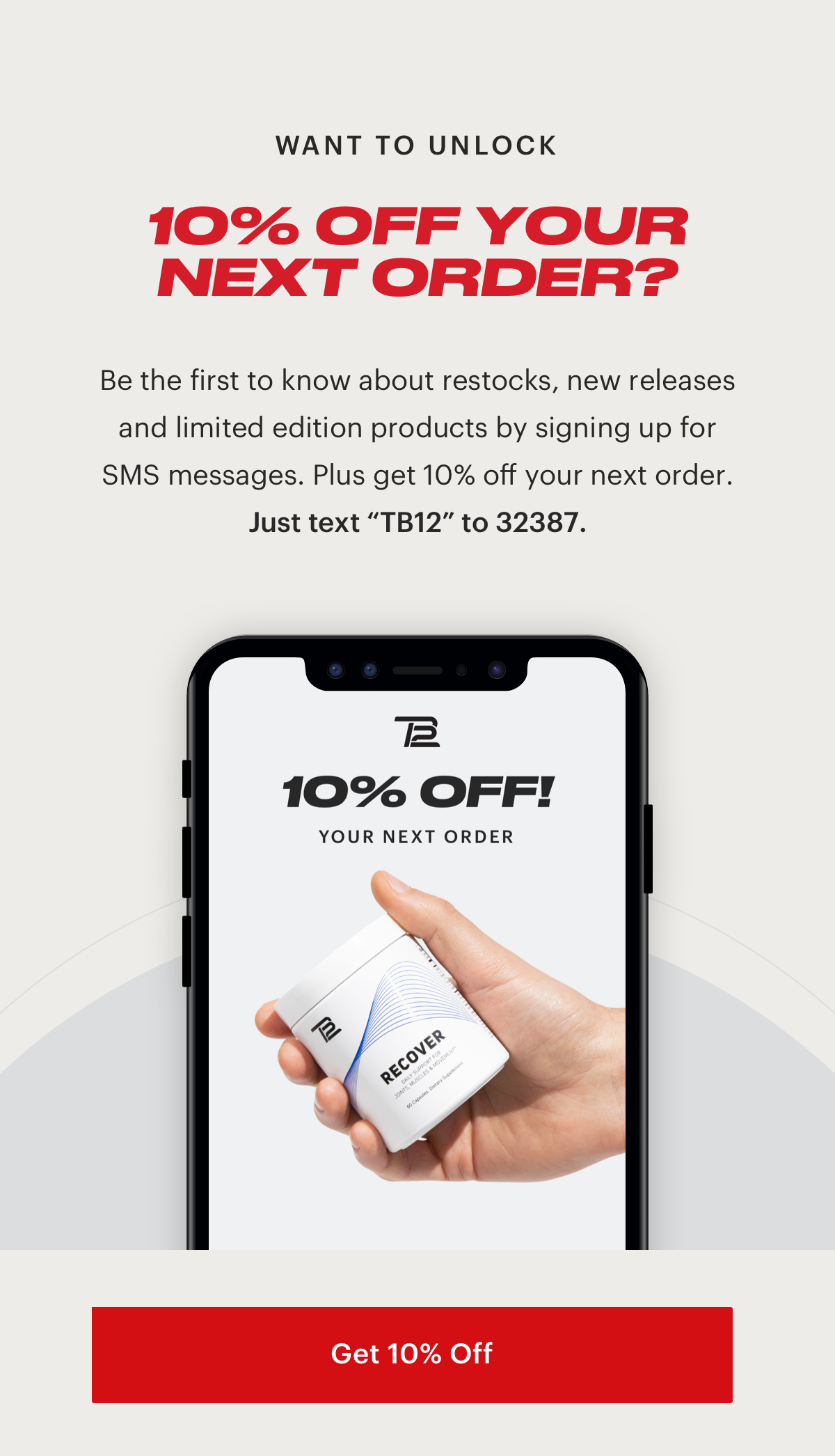 Sign Up For SMS - Get 10% Off