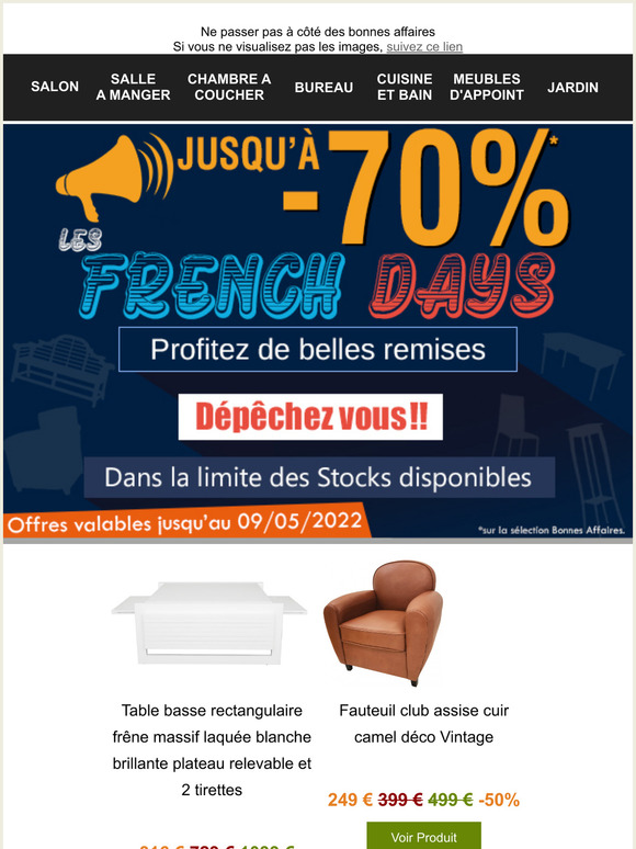 French days:  des offres exceptionnelles !