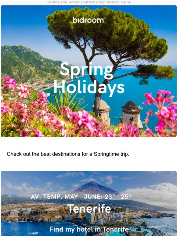 Sunny Destinations for Spring: Book Your Next Stay