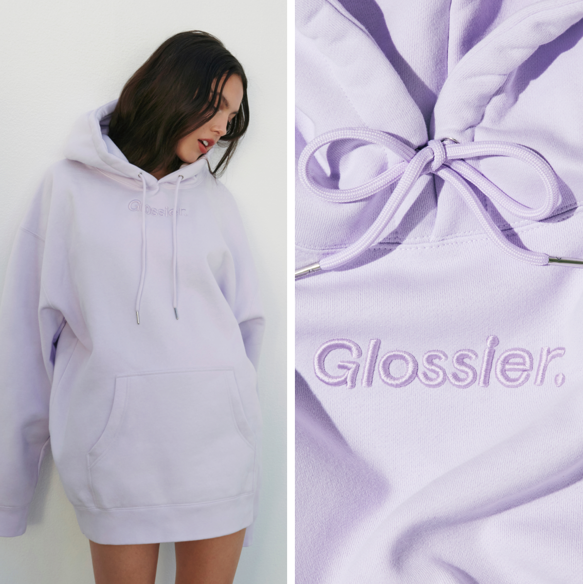 Glossier: We say, Lavender, you say, Hoodie | Milled