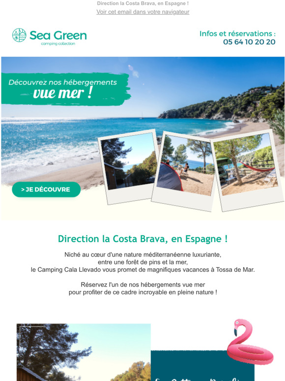 Vos vacances les pieds dans l'eau