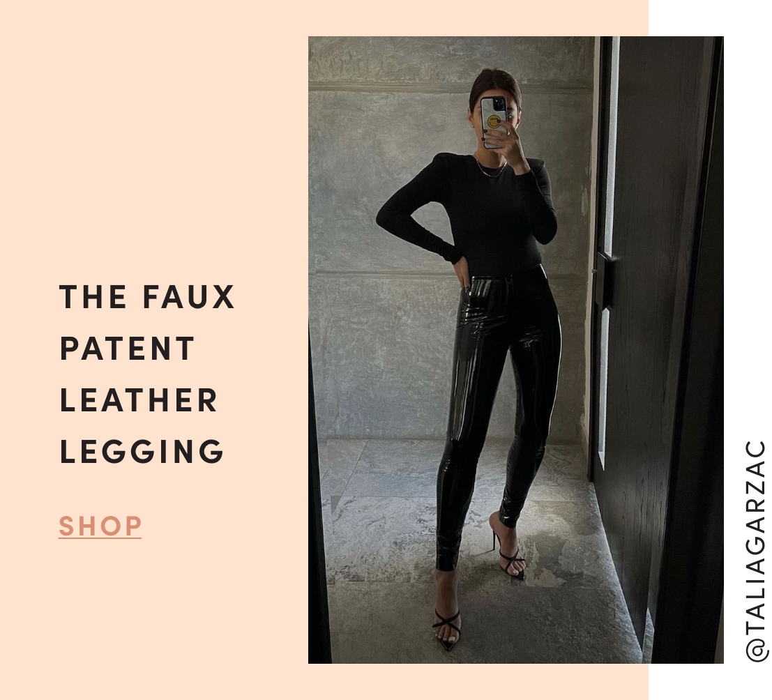 The Faux Patent Leather Legging