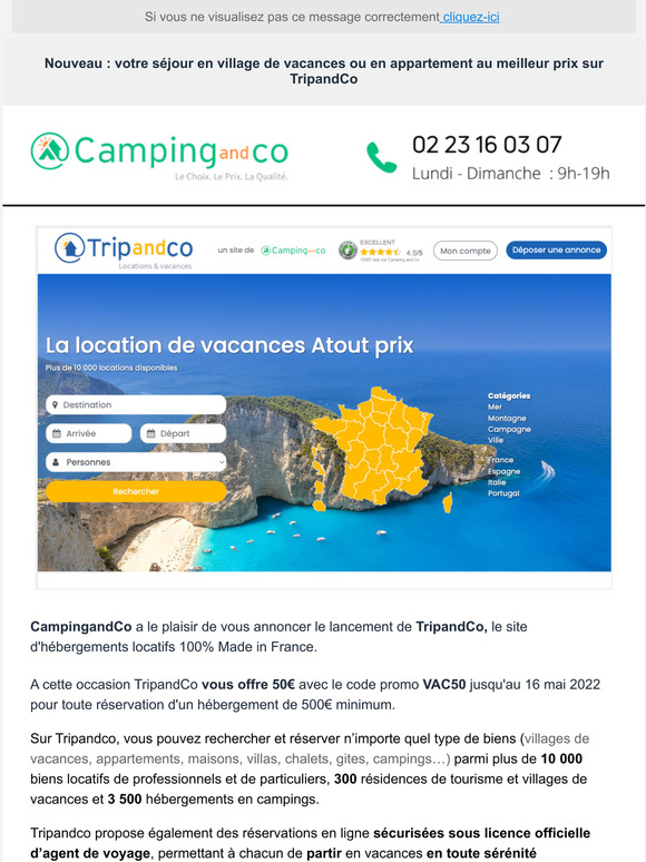 Nouveaut chez CampingandCo