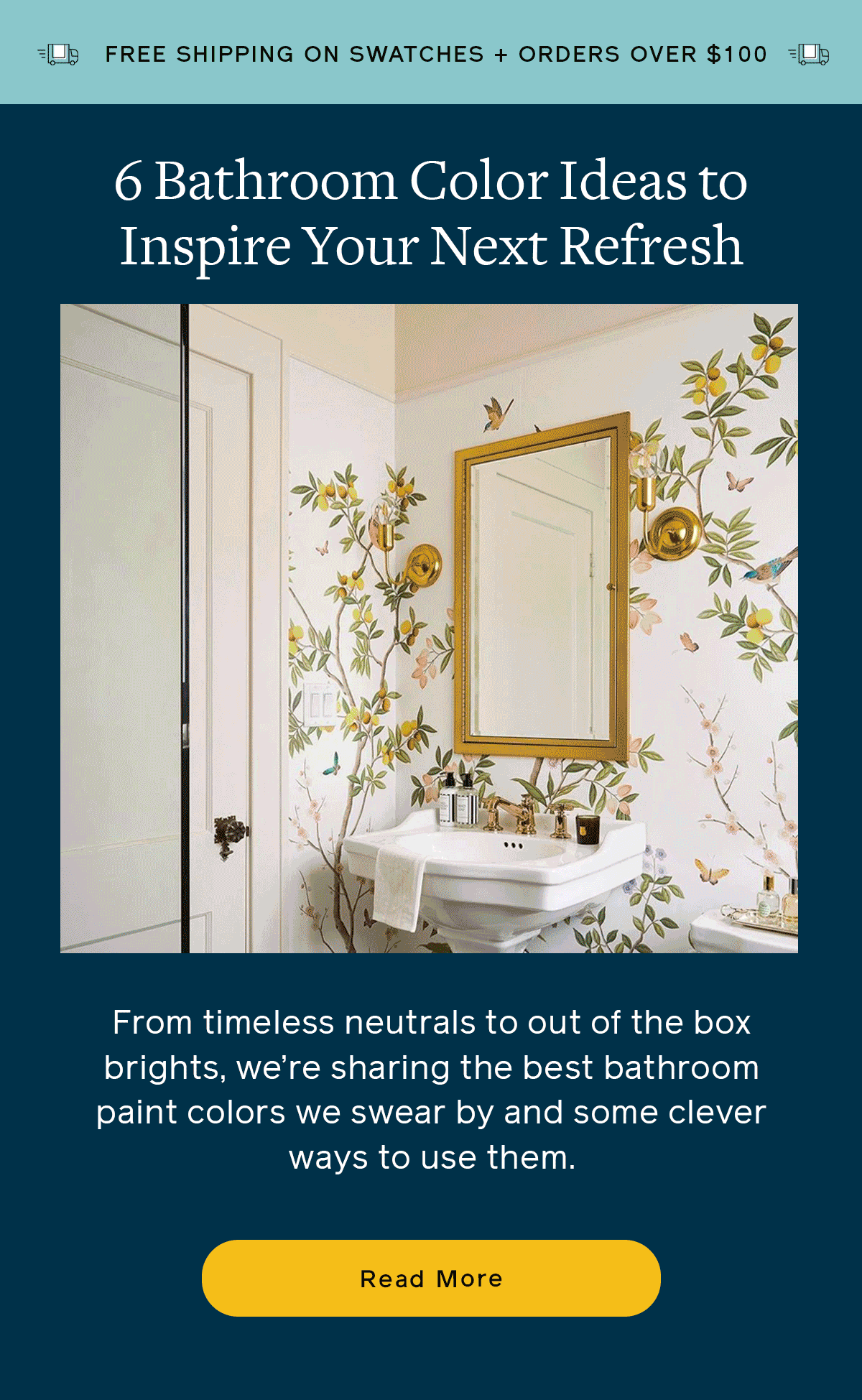 6 Bathroom Color Ideas to Inspire Your Next Refresh