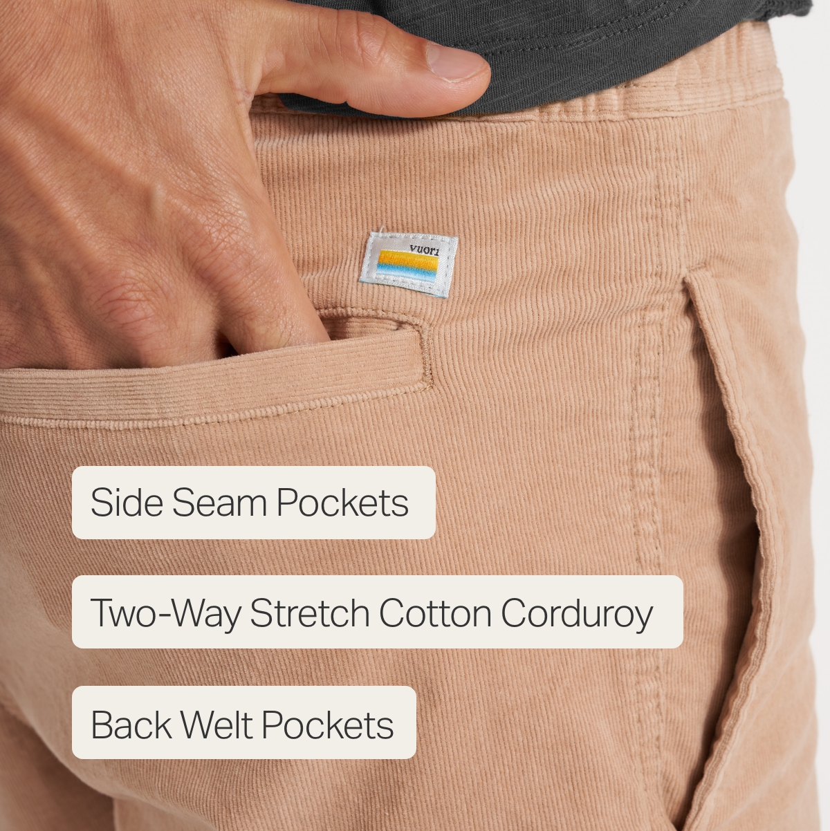 Vuori: NEW: The Optimist Short | Milled