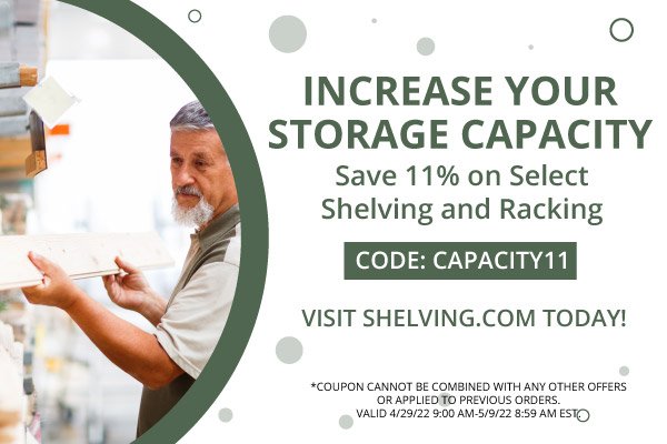 Increase Your Storage Capacity - CODE: CAPACITY11 - Valid until 5/9 859am