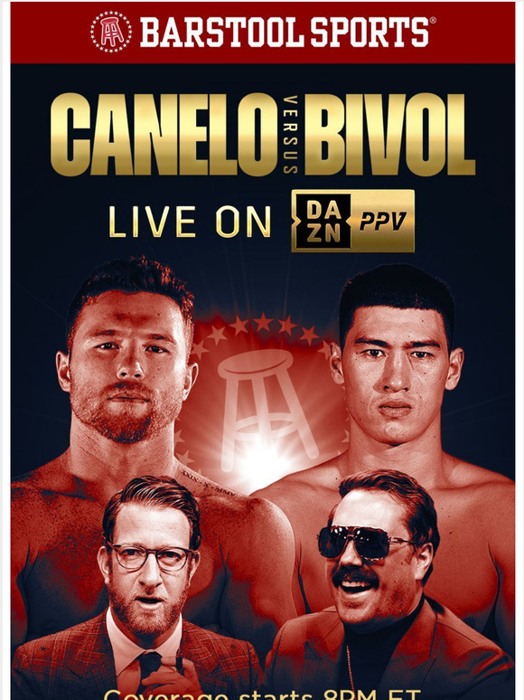 Barstool Dave & Big Cat Are Announcing The Entire Canelo v Bivol Card