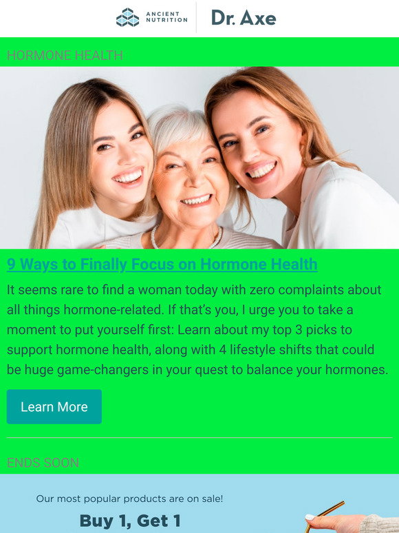 Dr. Axe: 9 Ways to Finally Focus on Hormone Health | Milled