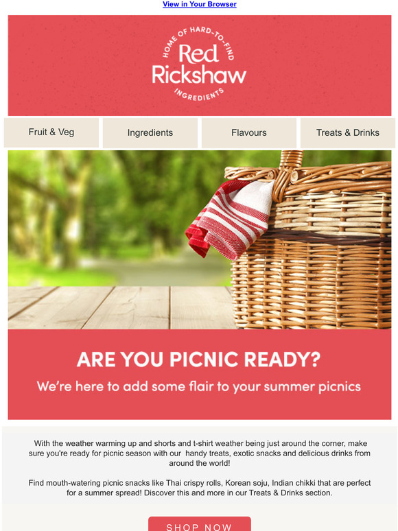 Summer's coming...are you picnic ready?
