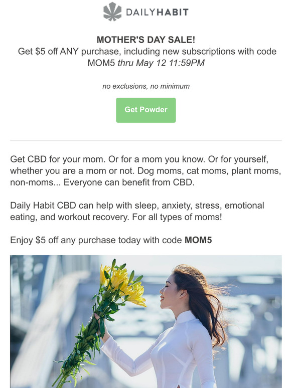 CBD for Mother's Day