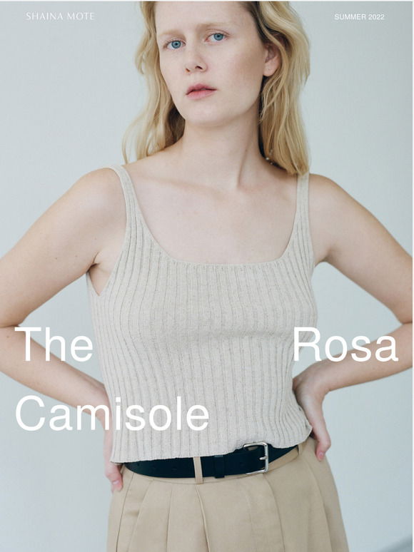 Shaina Mote: Subtle Lines | The Rosa Camisole | Milled