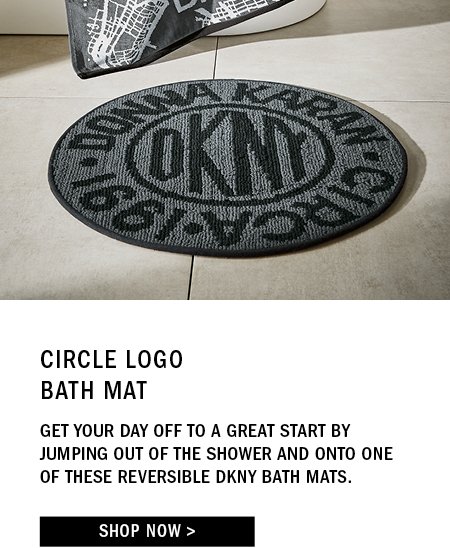 DKNY Circe Logo Bath Mat