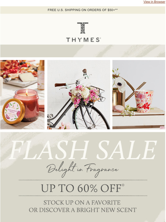 Thymes Happy Mother's Day Milled