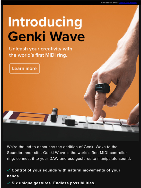 Soundbrenner Pulse Introducing the most innovative MIDI controller, a