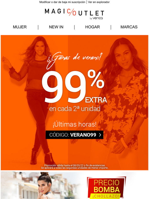 Magic Outlet: [LAST CALL Shopping Week ] Cooorre por tu segunda prenda a  2\u003e\u003e | Milled
