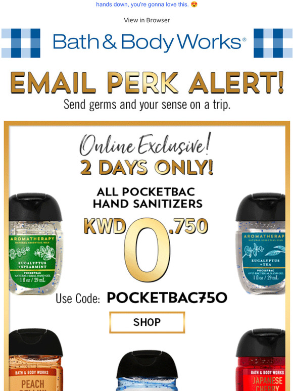 Bath & Body Works KSA Email Newsletters Shop Sales, Discounts, and Coupon Codes