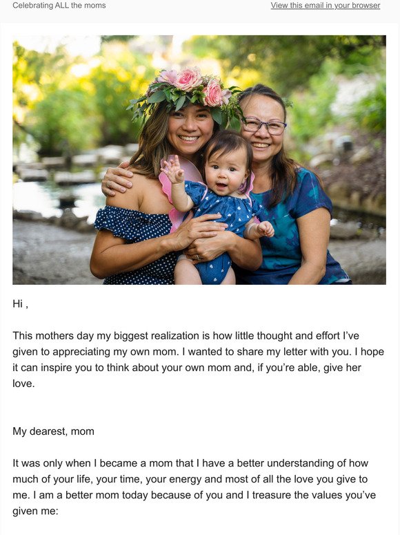 A Love Letter to My Mom.