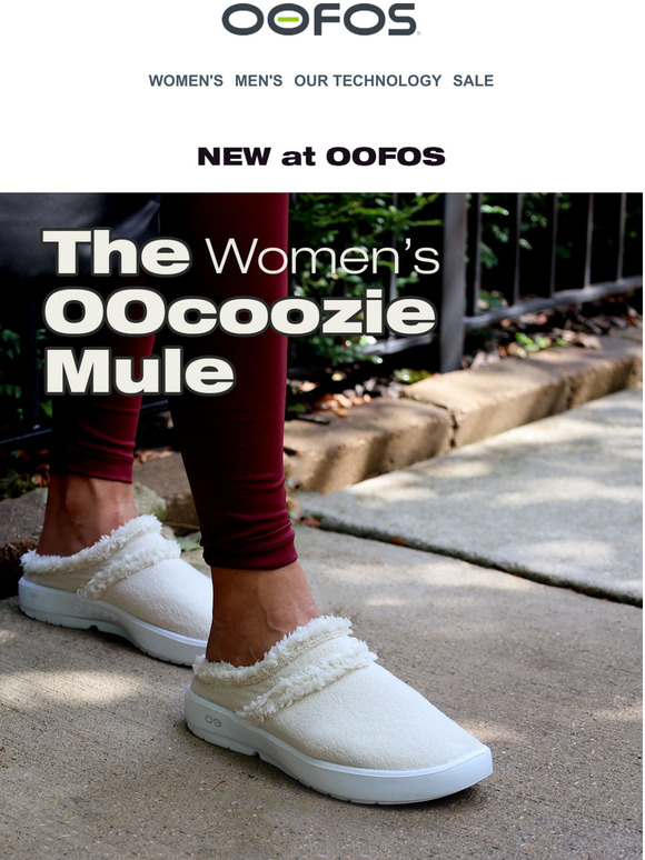 OOFOS The NEW OOcoozie Mule! Milled