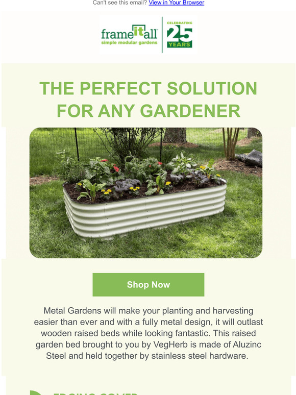 Looking to make a raised garden but stuck on design?