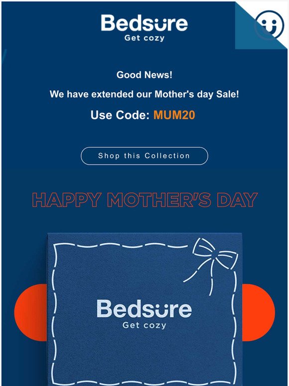 Bedsure Mother's Day Sale(Extended) - 20% Off
