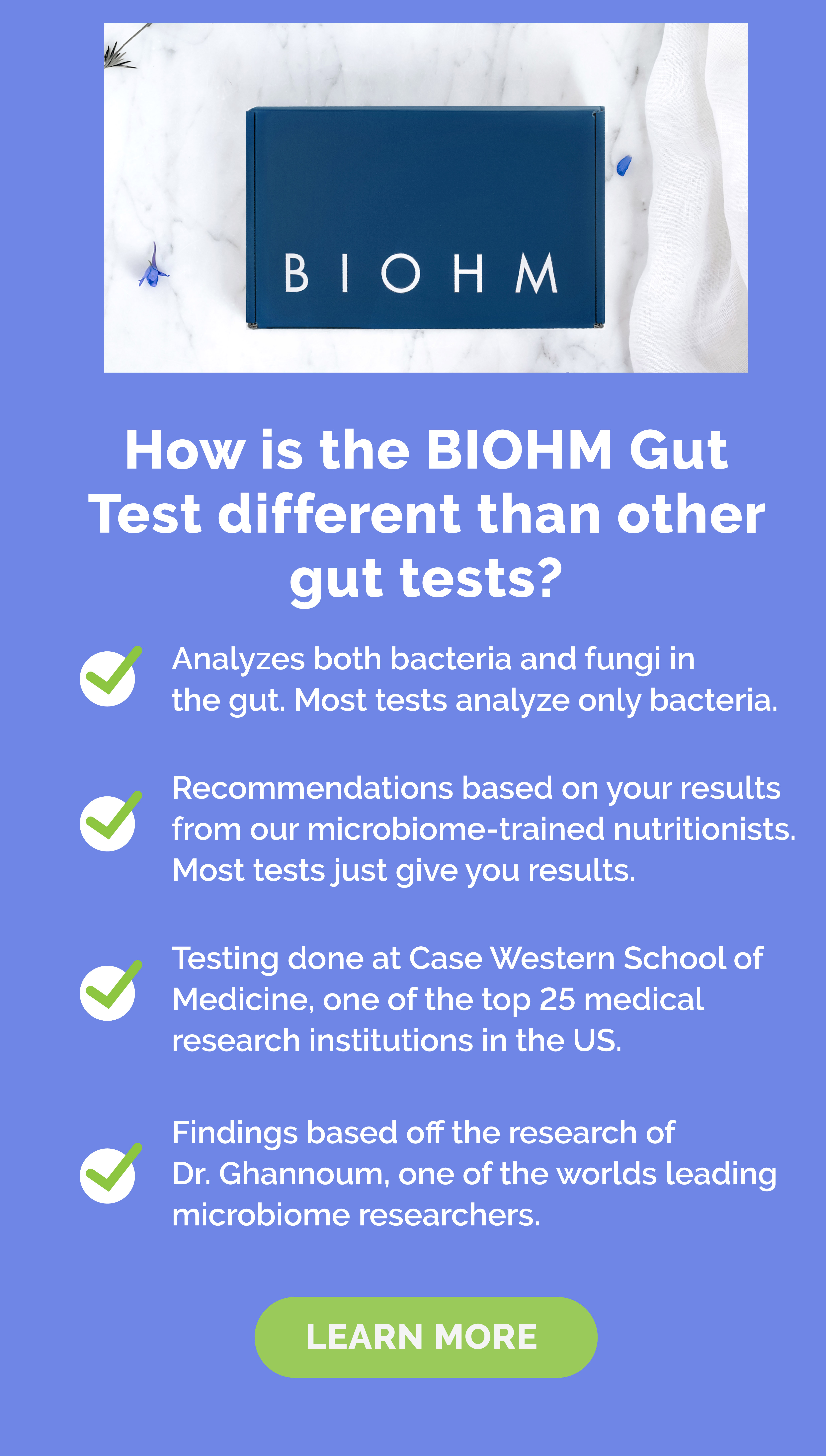 Biohm Health How Is The Biohm Gut Test Different Than Other Test Milled