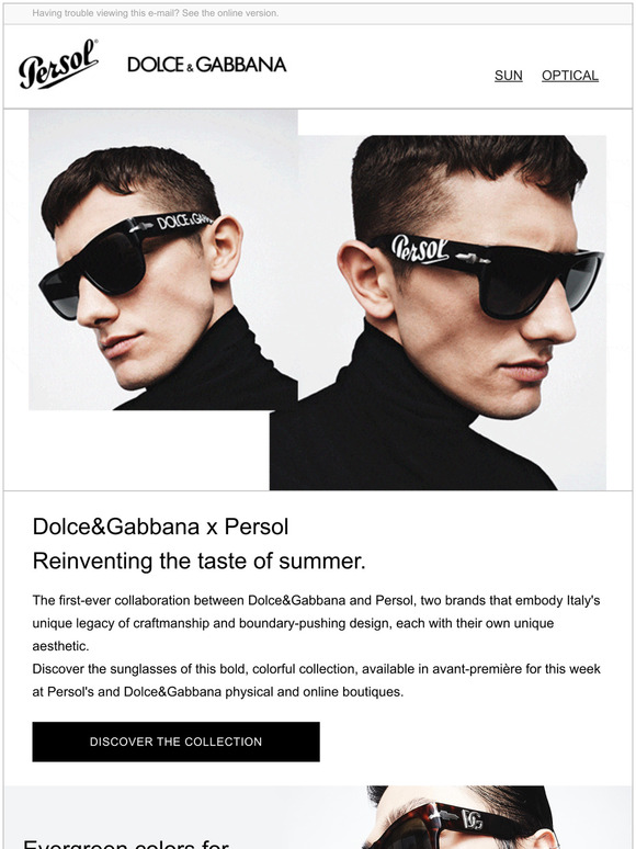 Persol Dolce&Gabbana x Persol The Avant Premire Milled