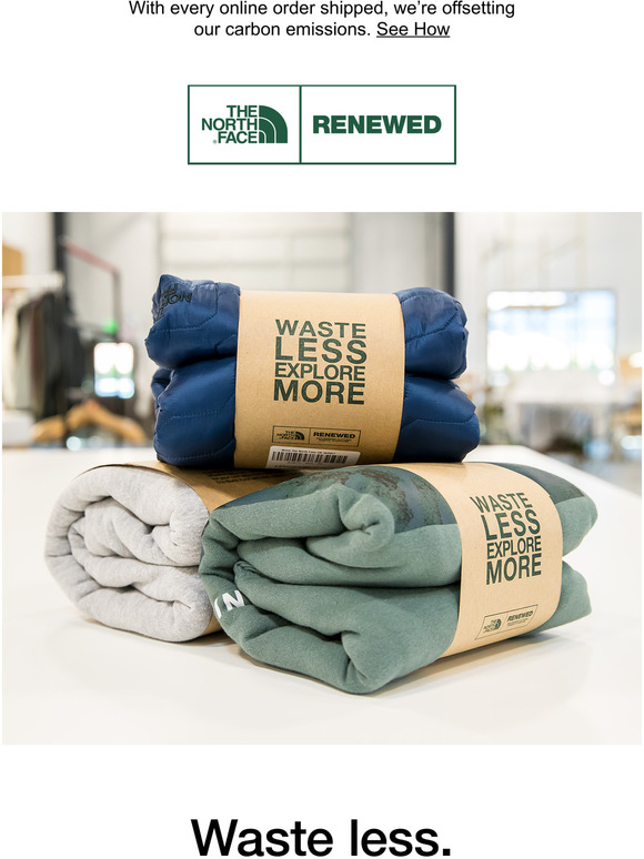 The North Face The North Face Renewed is back on the trail. Milled