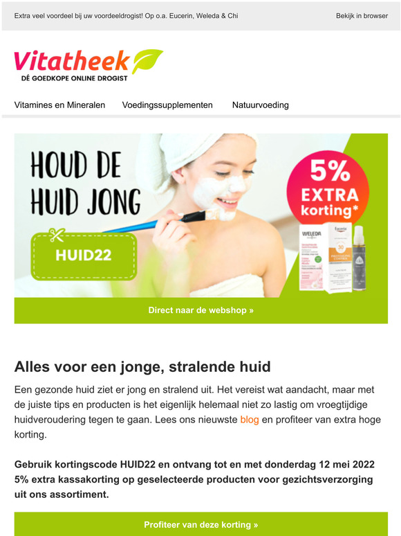 Huidveroudering tegengaan? Wij geven tips n korting!
