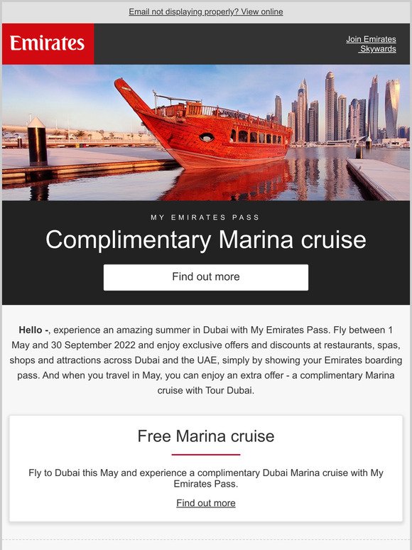 Enjoy summer offers in Dubai with My Emirates Pass