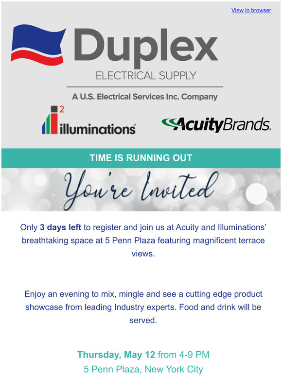 Time is Running Out  Mix and Mingle on 5/12