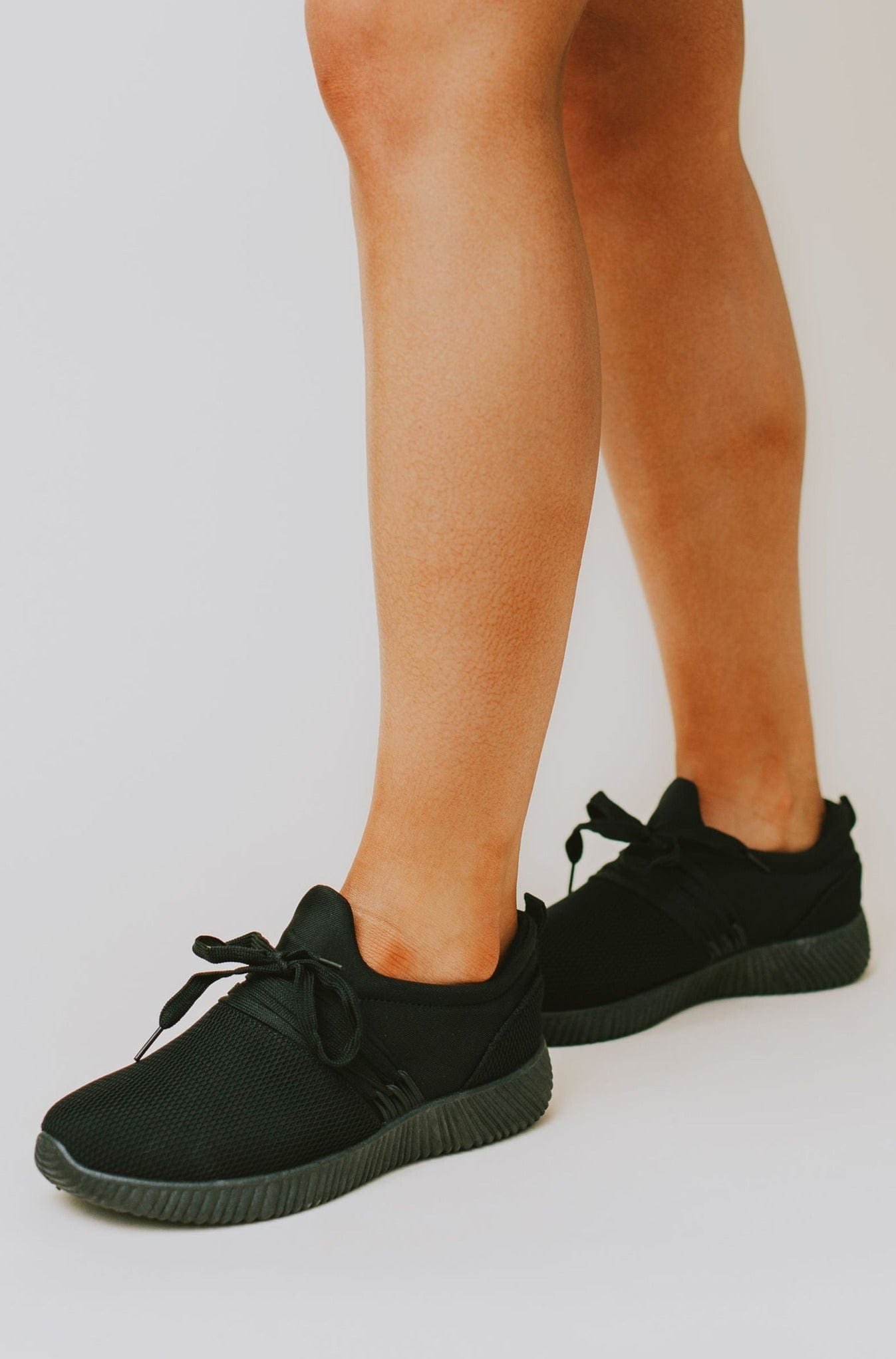 Image of Luley Lace Up Sneakers Black
