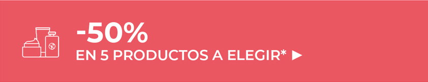 -50% en 5 productos a elegir