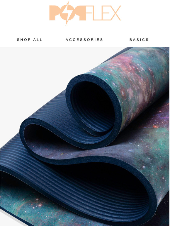 POPFLEX Introducing The CloudCushion Vegan Suede Yoga Mat Milled