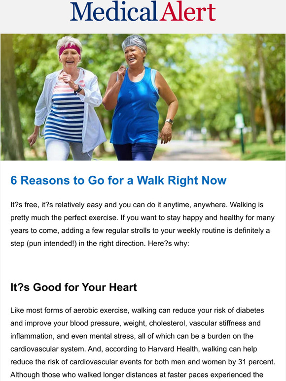 ? 6 Reasons to Go for a Walk Right Now