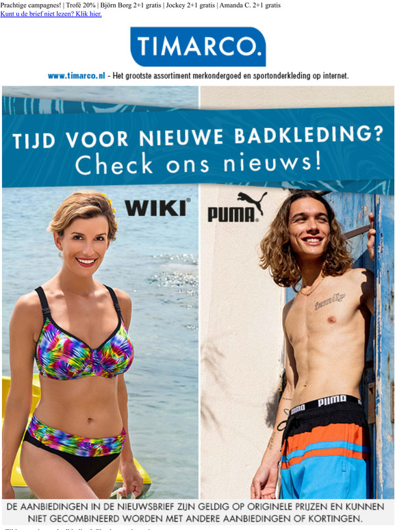 Tijd voor nieuwe badkleding? Check ons nieuws!