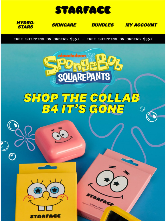 Starface LAST CHANCE 4 STARFACE x SPONGEBOB Milled