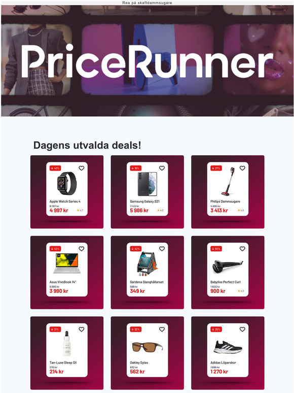  Dagens handplockade deals | -43% p Apple Watch