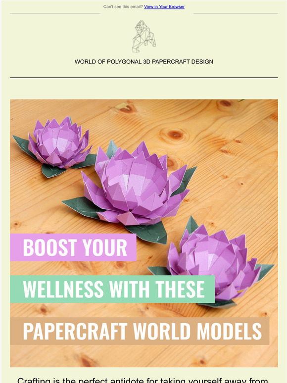 PaperCraft World (US) Boost your Wellness with these PaperCraft World