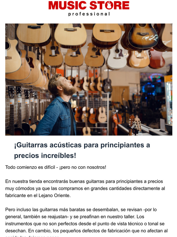 Guitarras acsticas para principiantes a precios increbles!