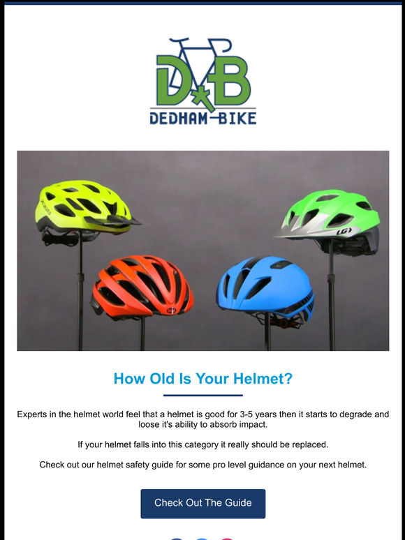 How Old Is Your Helmet? 