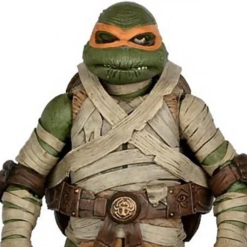 Universal Monsters x Teenage Mutant Ninja Turtles Ultimate Michelangelo as The Mummy 7-Inch Scale Action Figure  