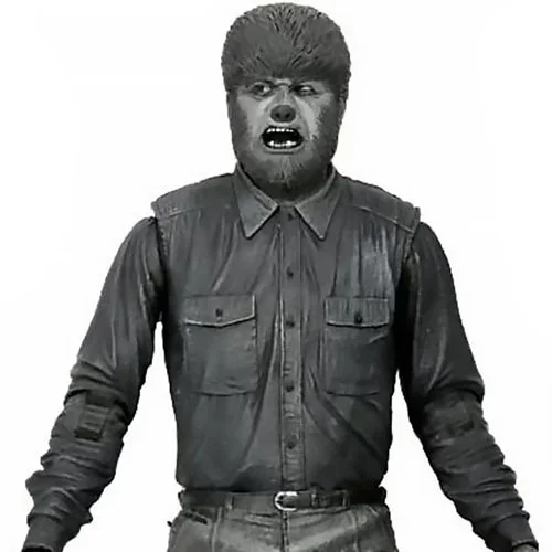 Universal Monsters Ultimate Wolf Man Black and White Version 7-Inch Scale Action Figure 
