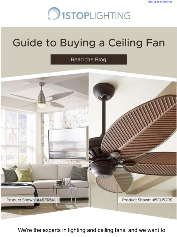 1StopLighting Your Ceiling Fan Buying Guide Milled